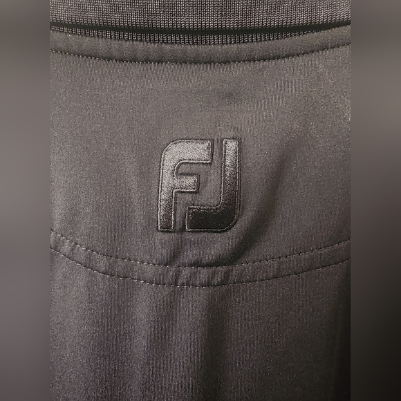 FJ Footjoy Mens Navy Polo Golf Shirt Sz Medium - Picture 10 of 10